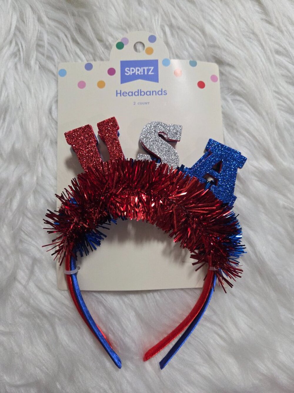 Spritz Set of 2 USA Headbands